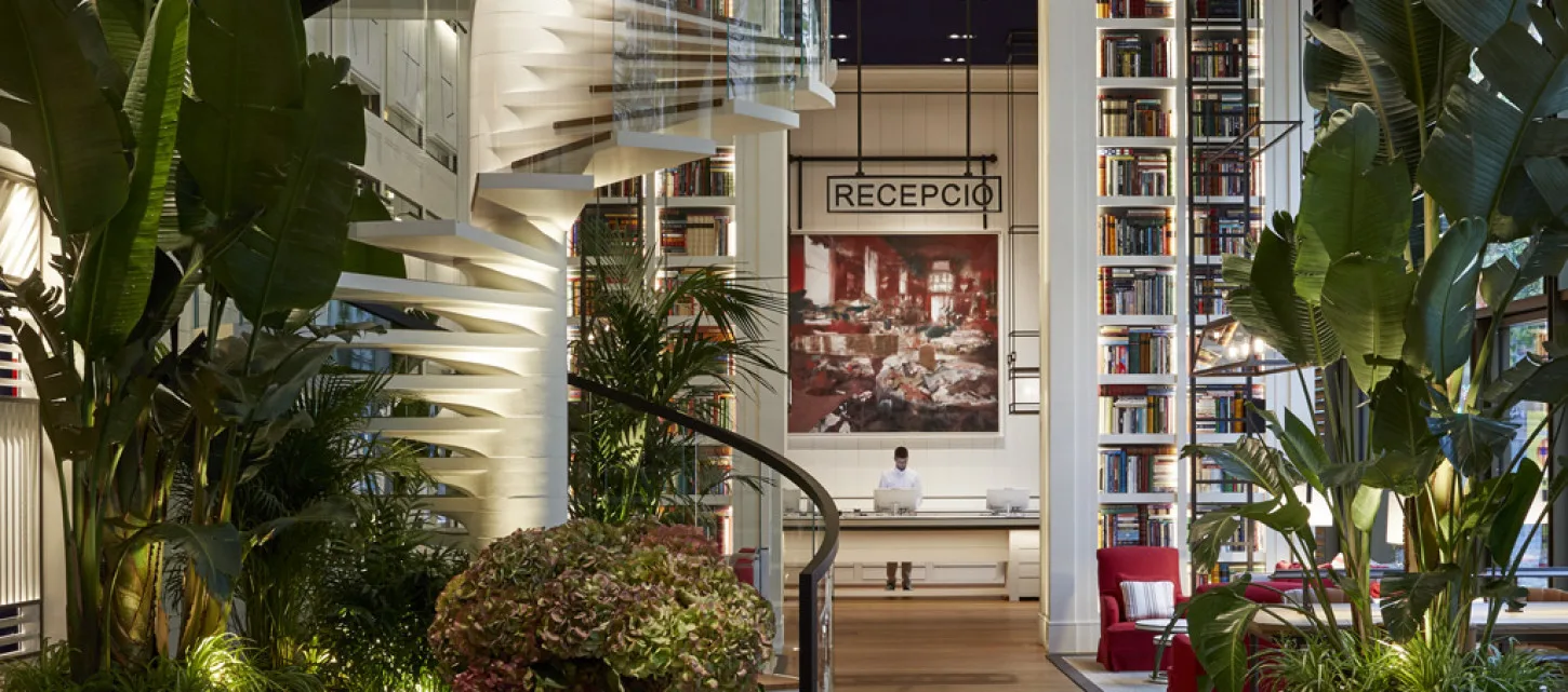 Seventy Barcelona lifestyle hotel lobby